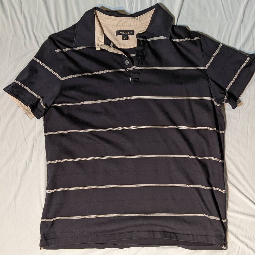 XL Banana Republic polo shirt, navy